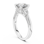 Gold Ring DDLR-284, White Gold, view 1