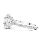 Gold Ring DDLR-172, White Gold, view 3