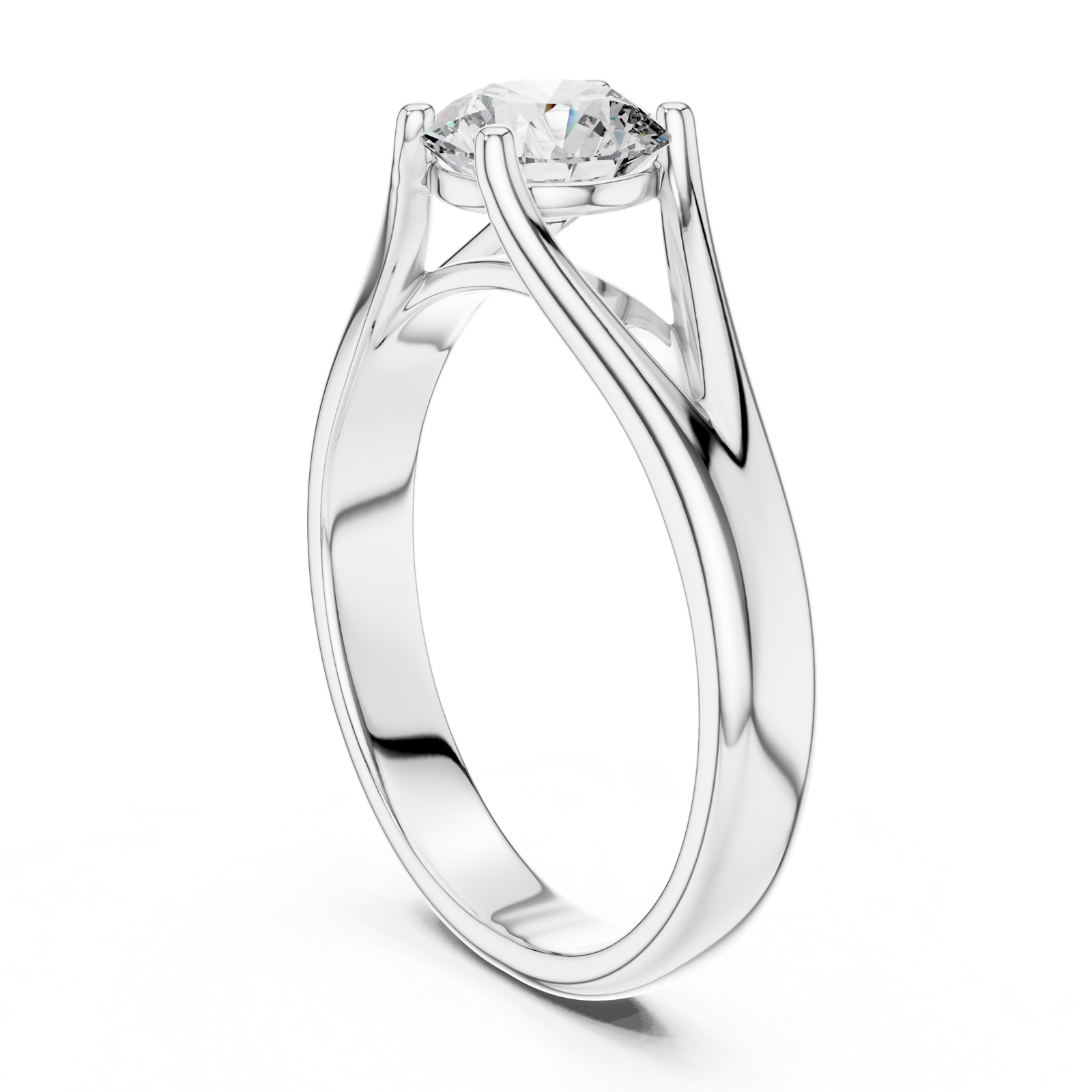 Gold Ring LR-0009, White Gold