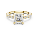 Gold Ring DDLR-874, Yellow Gold, view 4