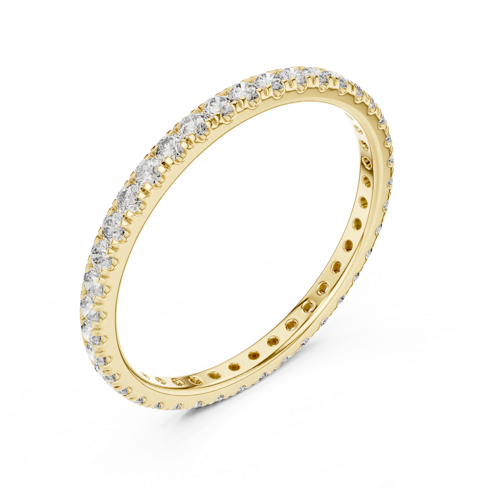 Gold Ring DDLR-212, Yellow Gold, view 2