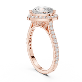 Gold Ring DDLR-432, Rose Gold, view 1