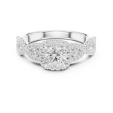 Gold Ring LR-0223, White Gold