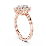Gold Ring DDLR-699, Rose Gold, view 1