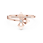 Gold Ring 1 (154), Rose Gold, view 4