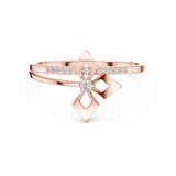 Gold Ring 1 (154), Rose Gold, view 4