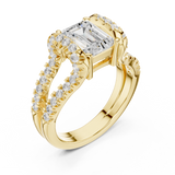 Gold Ring DDLR-409, Yellow Gold, view 2
