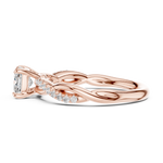 Gold Ring DDLR-591, Rose Gold, view 3