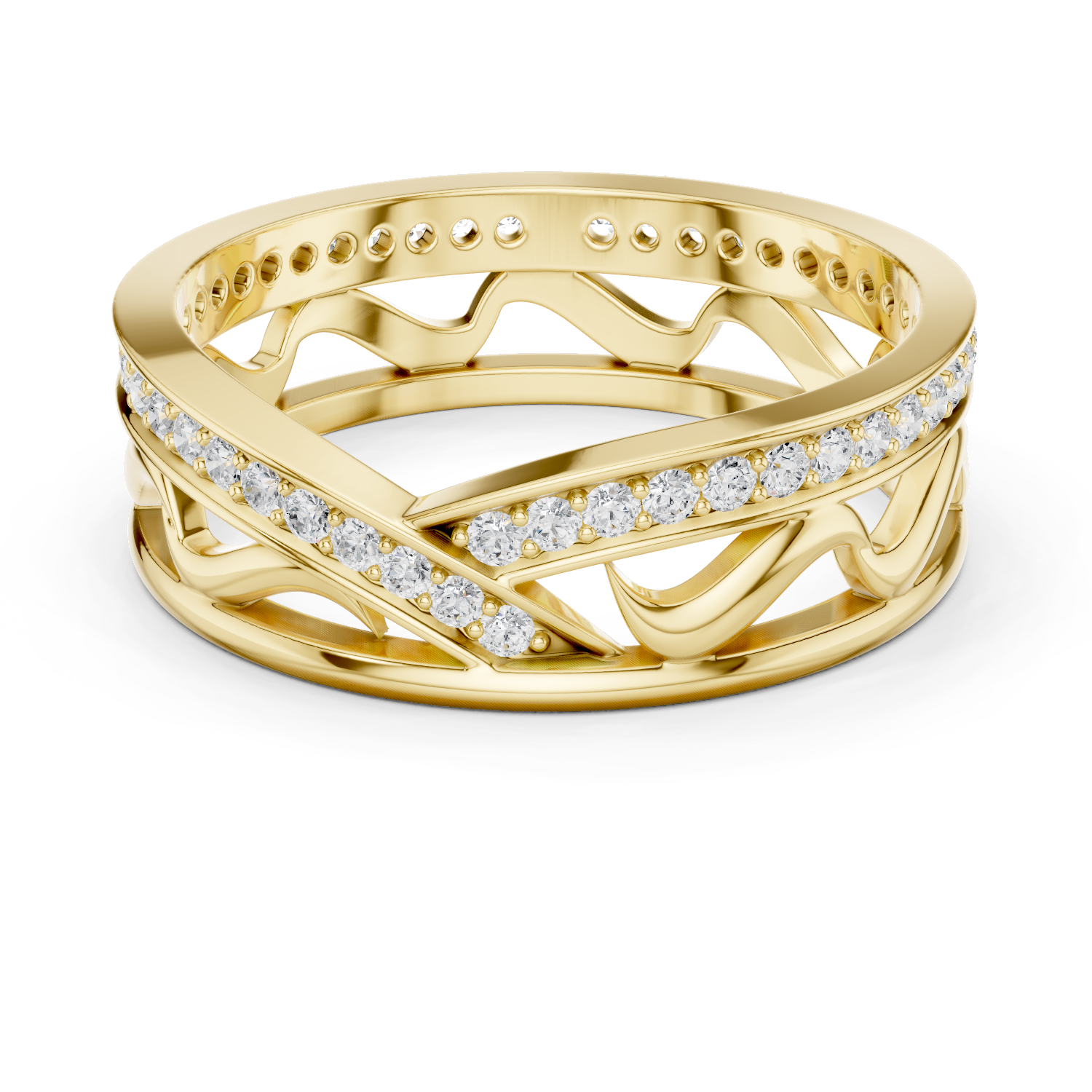 Gold Ring R25, Yellow Gold