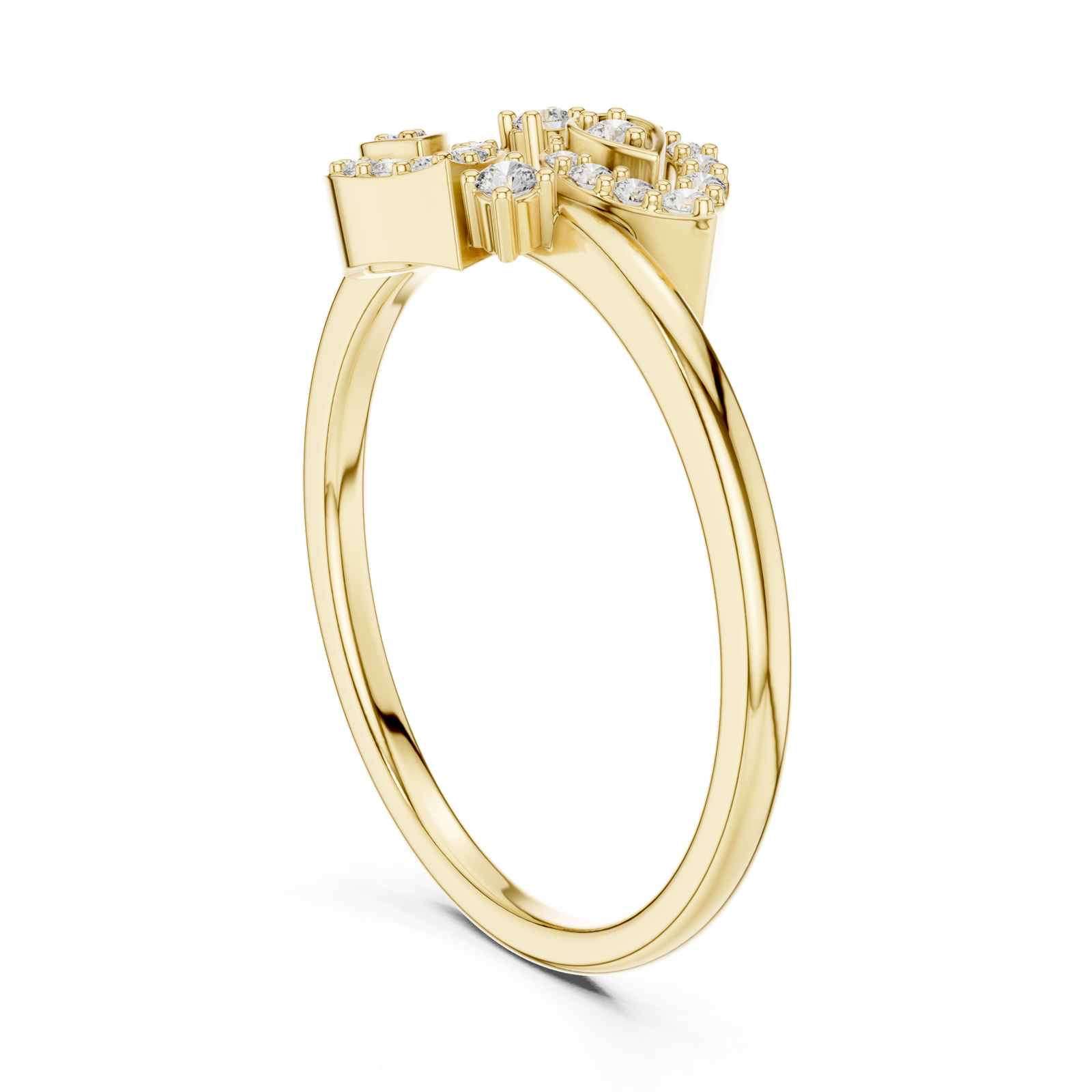 Gold Ring LR-01 (60), Yellow Gold
