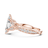 Gold Ring DDLR-935, Rose Gold, view 3