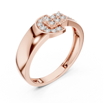 Gold Ring LR-01 (39), Rose Gold, view 2