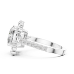 Gold Ring DDLR-179, White Gold, view 3