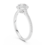 Gold Ring LR-0242, White Gold