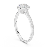 Gold Ring LR-0242, White Gold