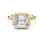 Gold Ring DDLR-332, Yellow Gold, view 4