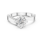 Gold Ring DDLR-435, White Gold, view 4