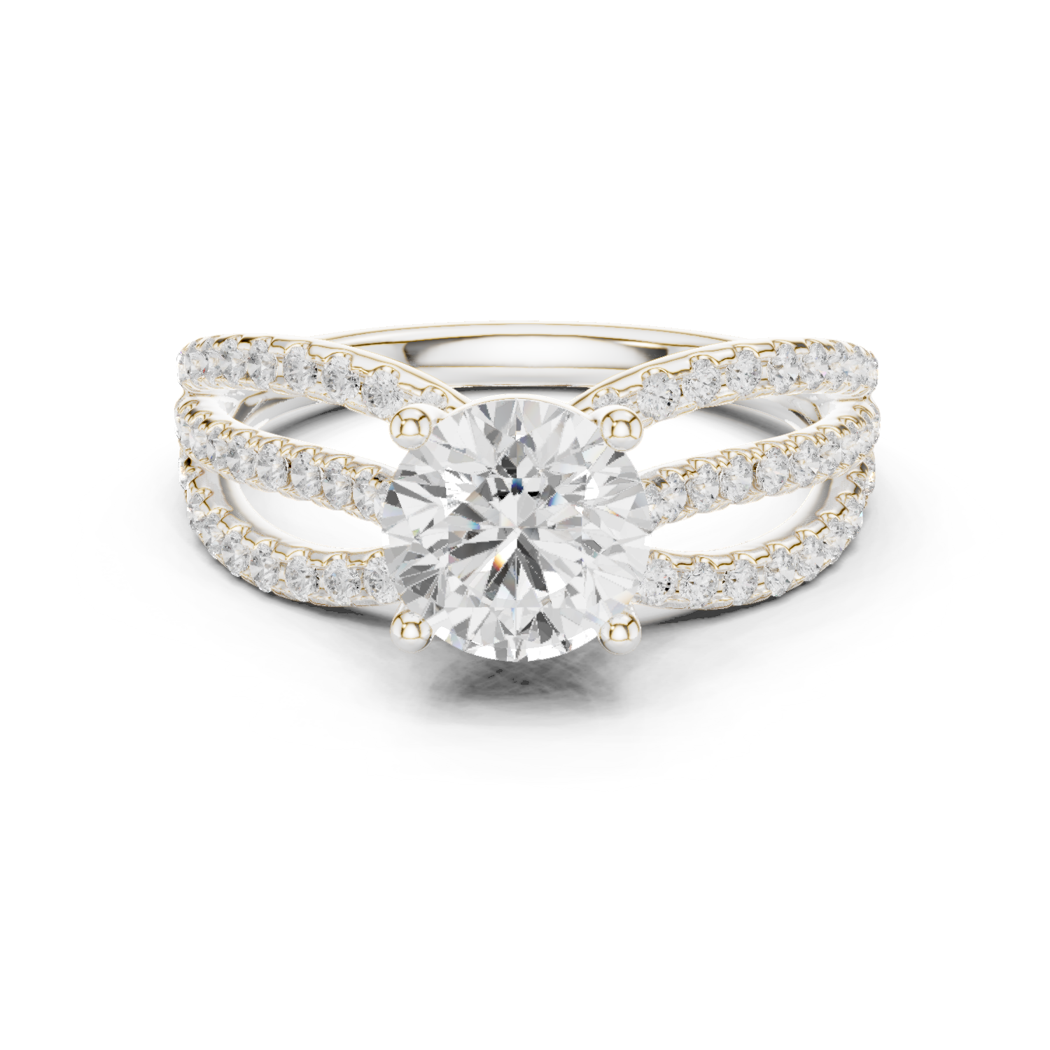 Gold Ring DDLR-676, White Gold