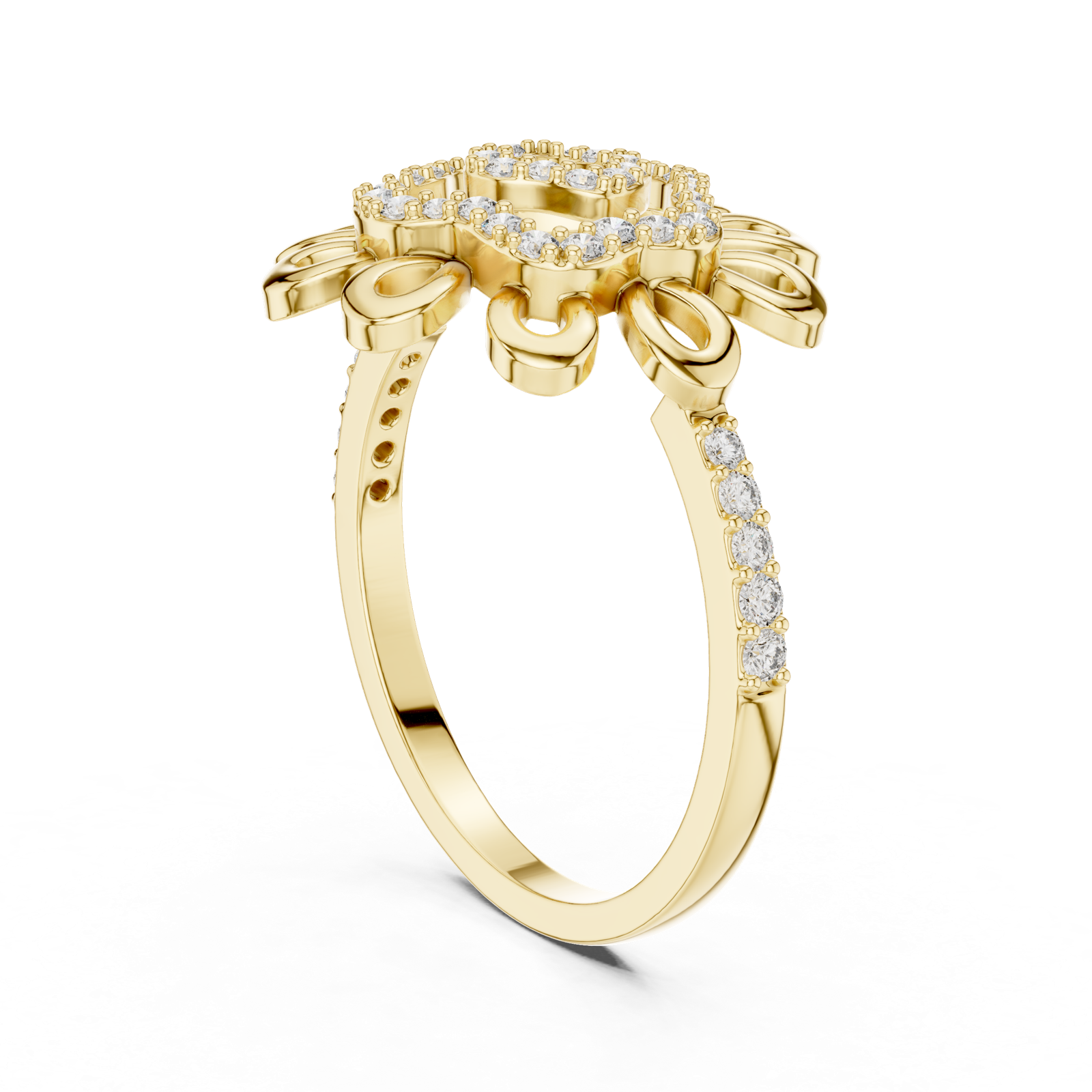 Gold Ring LR-01 (62), Yellow Gold