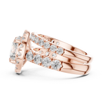 Gold Ring DDLR-007, Rose Gold, view 3