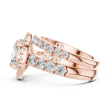Gold Ring DDLR-007, Rose Gold, view 3