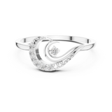 Gold Ring DR-6159, White Gold
