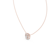 Gold Pendant GPD-0009, Rose Gold, view 2