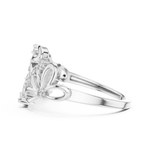 Gold Ring 12-10070@L, White Gold, view 3