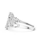 Gold Ring 12-10070@L, White Gold, view 3