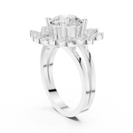 Gold Ring DDLR-404, White Gold