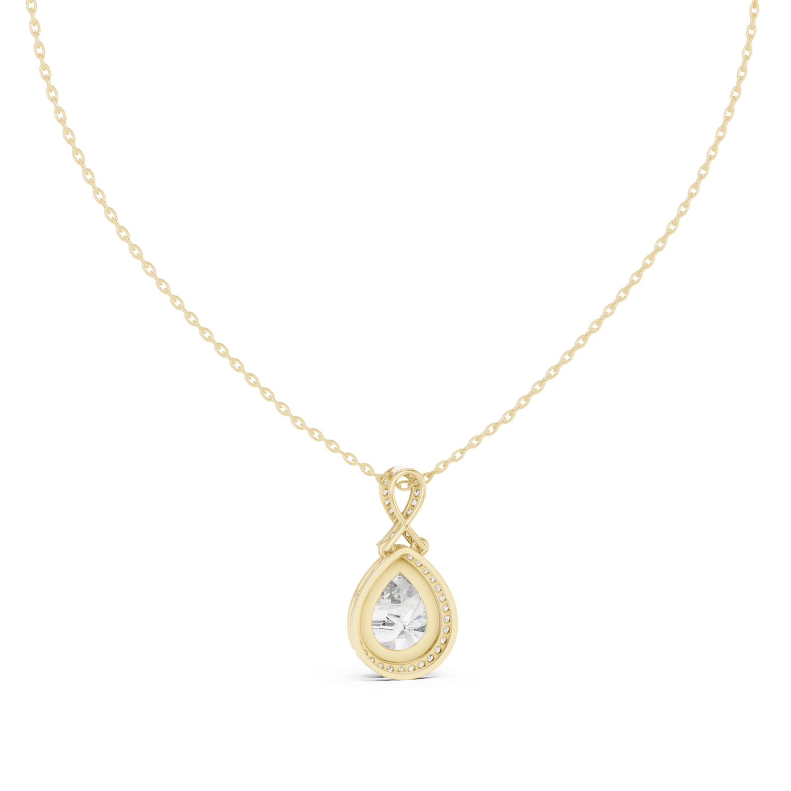 Gold Pendant GPD-0014, Yellow Gold, view 4