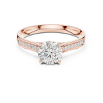Gold Ring DDLR-772, Rose Gold, view 4