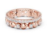 Gold Ring R30, Rose Gold