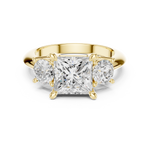 Gold Ring DDLR-904, Yellow Gold, view 4