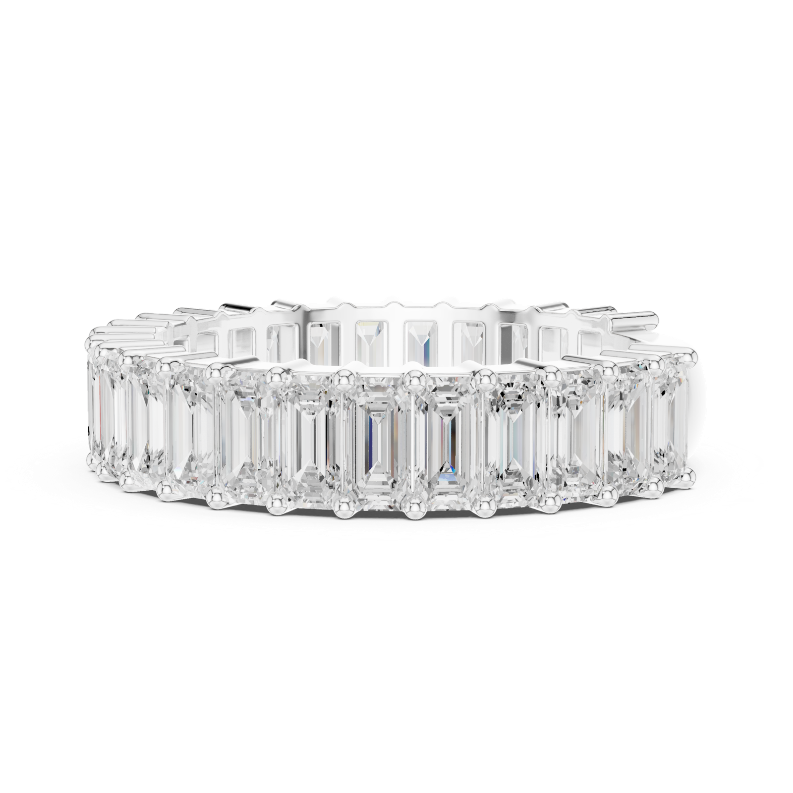 Gold Ring DDLR-723, White Gold, view 3