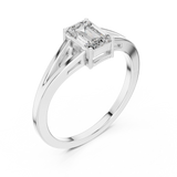 Gold Ring AVBLR-128, White Gold, view 2
