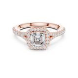 Gold Ring DDLR-908, Rose Gold, view 4