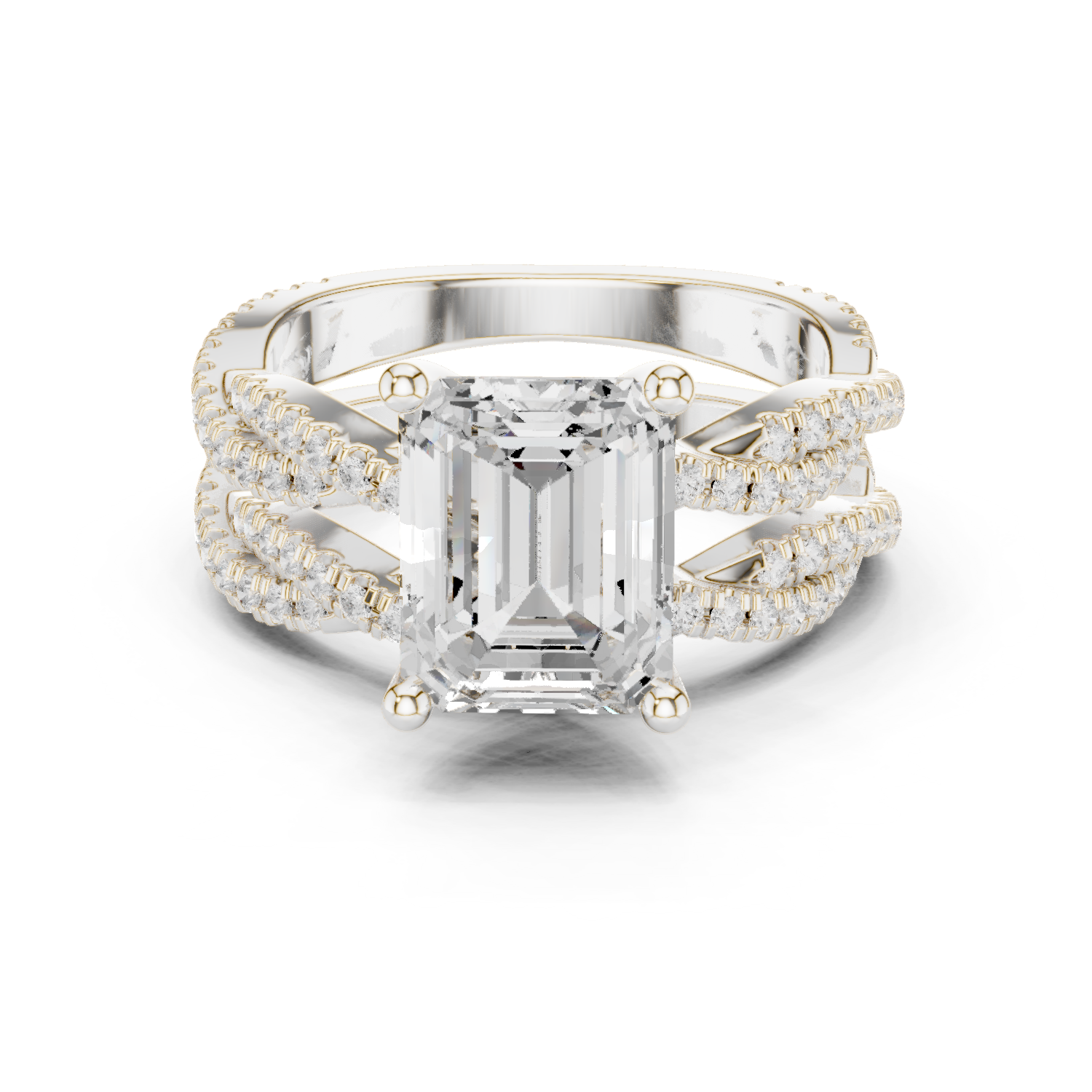 Gold Ring DDLR-300, White Gold