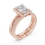 Gold Ring DDLR-303, Rose Gold, view 2