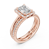 Gold Ring DDLR-303, Rose Gold, view 2