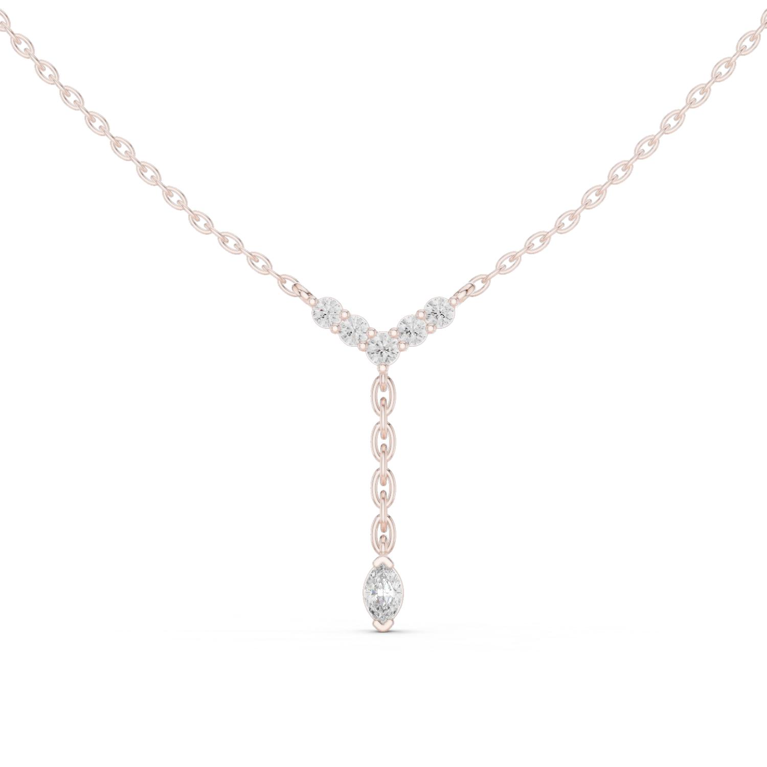 Gold Pendant GPD-0032, Rose Gold