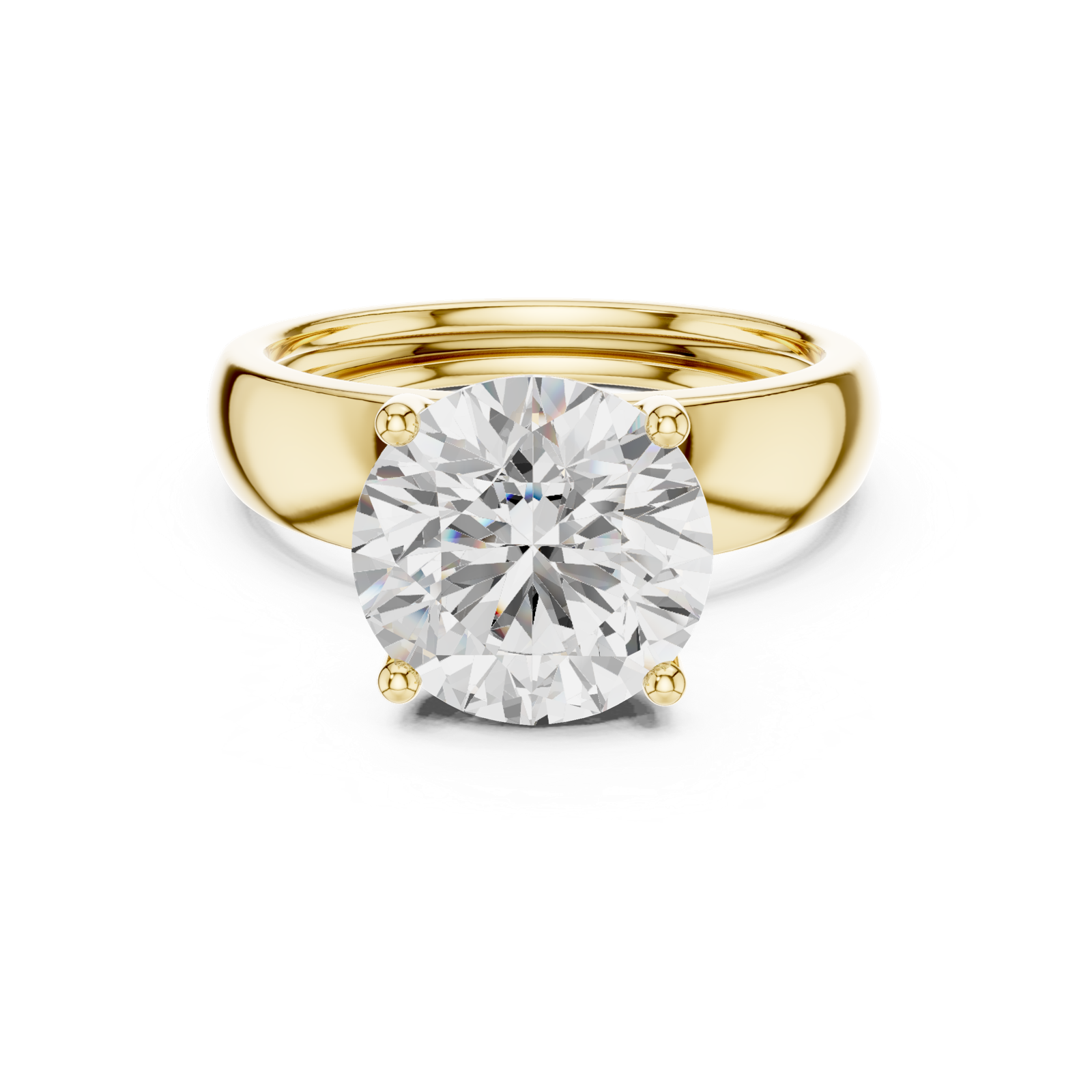 Gold Ring RLR1752, Yellow Gold, view 4