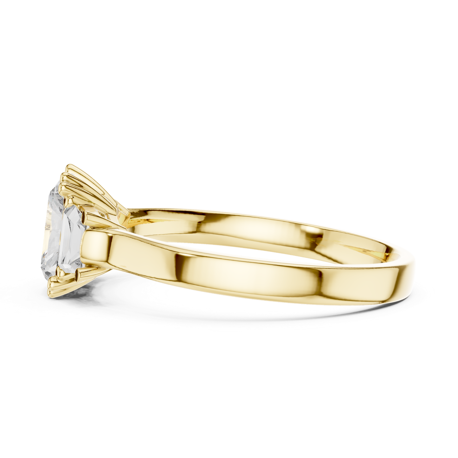 Gold Ring 00001L (18), Yellow Gold, view 3