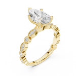 Gold Ring DDLR-359, Yellow Gold, view 2