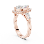 Gold Ring DDLR-342 MQ1, Rose Gold, view 1