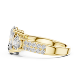 Gold Ring L03-689, Yellow Gold, view 3