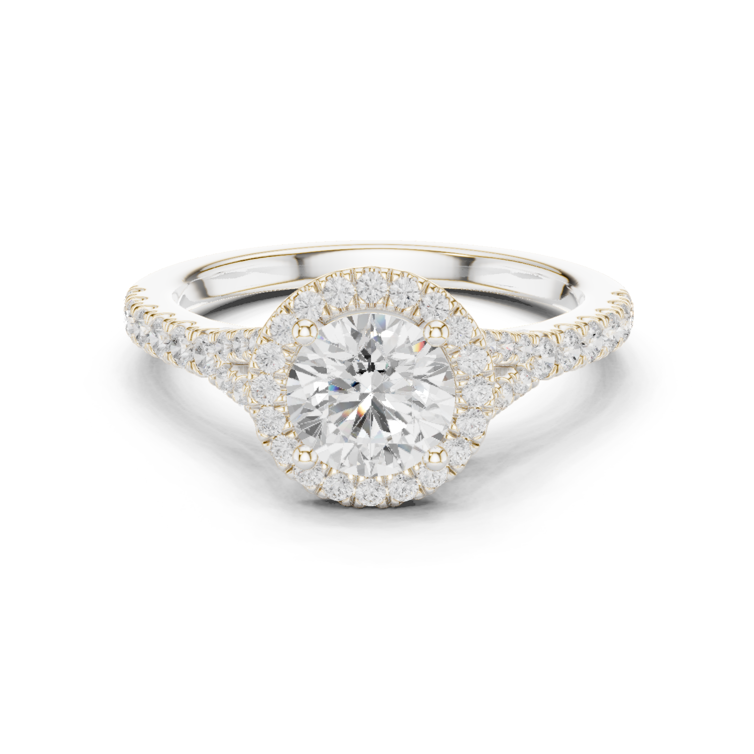 Gold Ring DDLR-914, White Gold