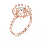 Gold Ring 12-10056@L, Rose Gold, view 2