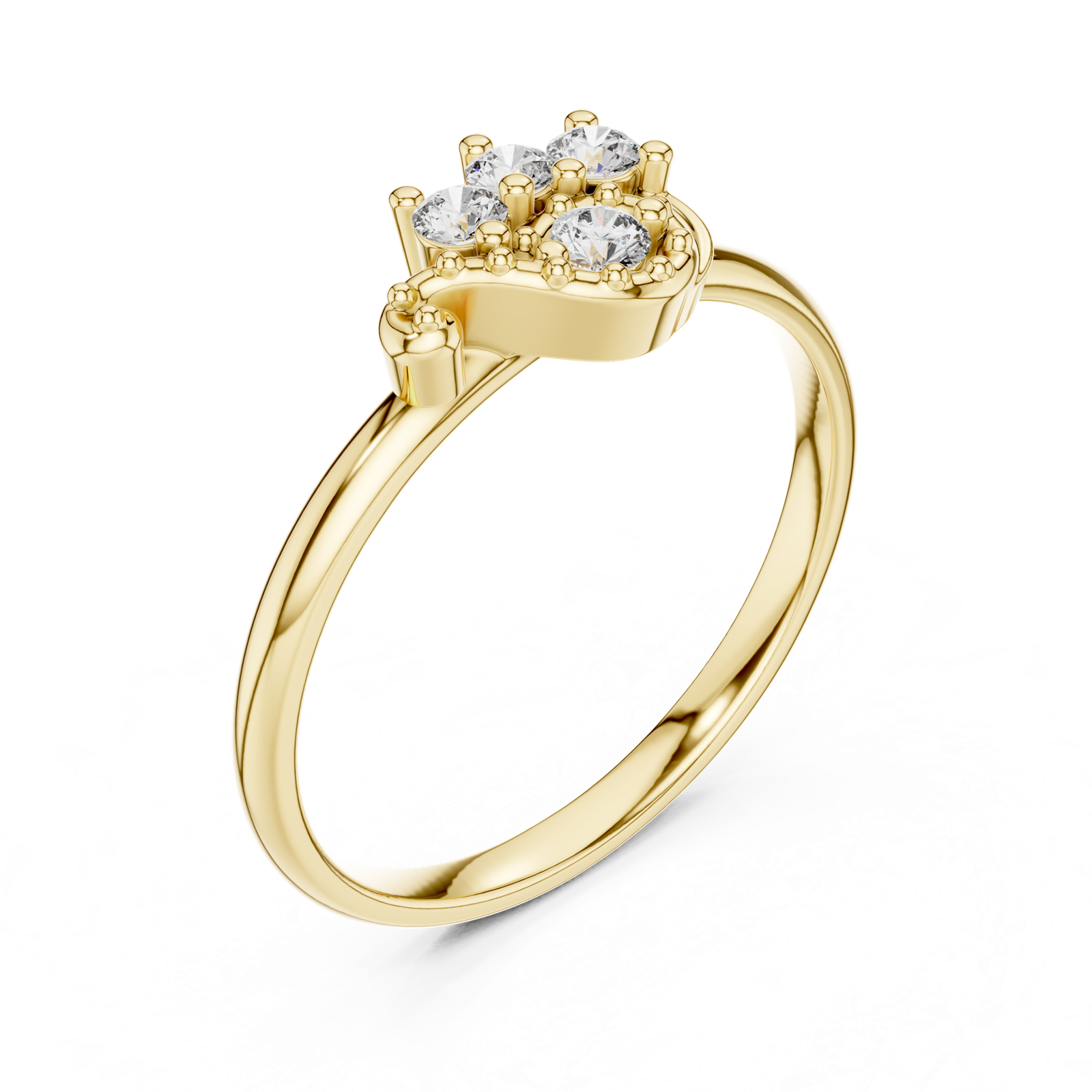 Gold Ring 1 (454), Yellow Gold, view 2