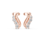 Gold Earrings L29-2, Rose Gold